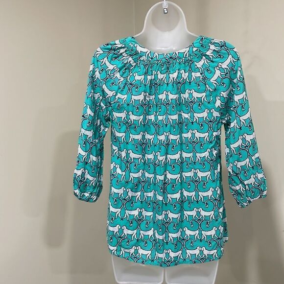 NWOT Crown & Ivy Monkey Blouse. Size S small 4/6 - Picture 5 of 7